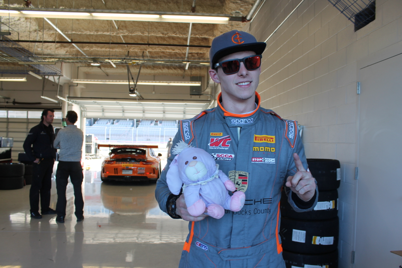 Illustration for article titled Racing Drivers With Easter Bunnies Are The Best Thing Ever
